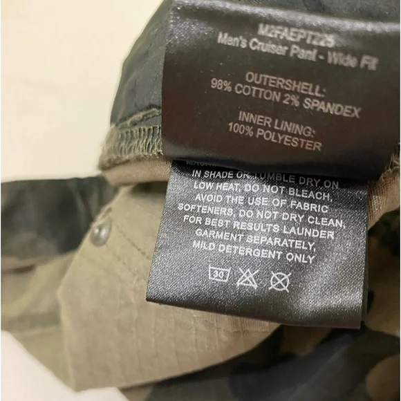 686 Cruiser Gray Camo Cotton Ripstop Wide Leg Tech Pants SZ L - Picture 5 of 10